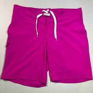 Pink Kanu Surf Women’s Board Swim Shorts, Size 12